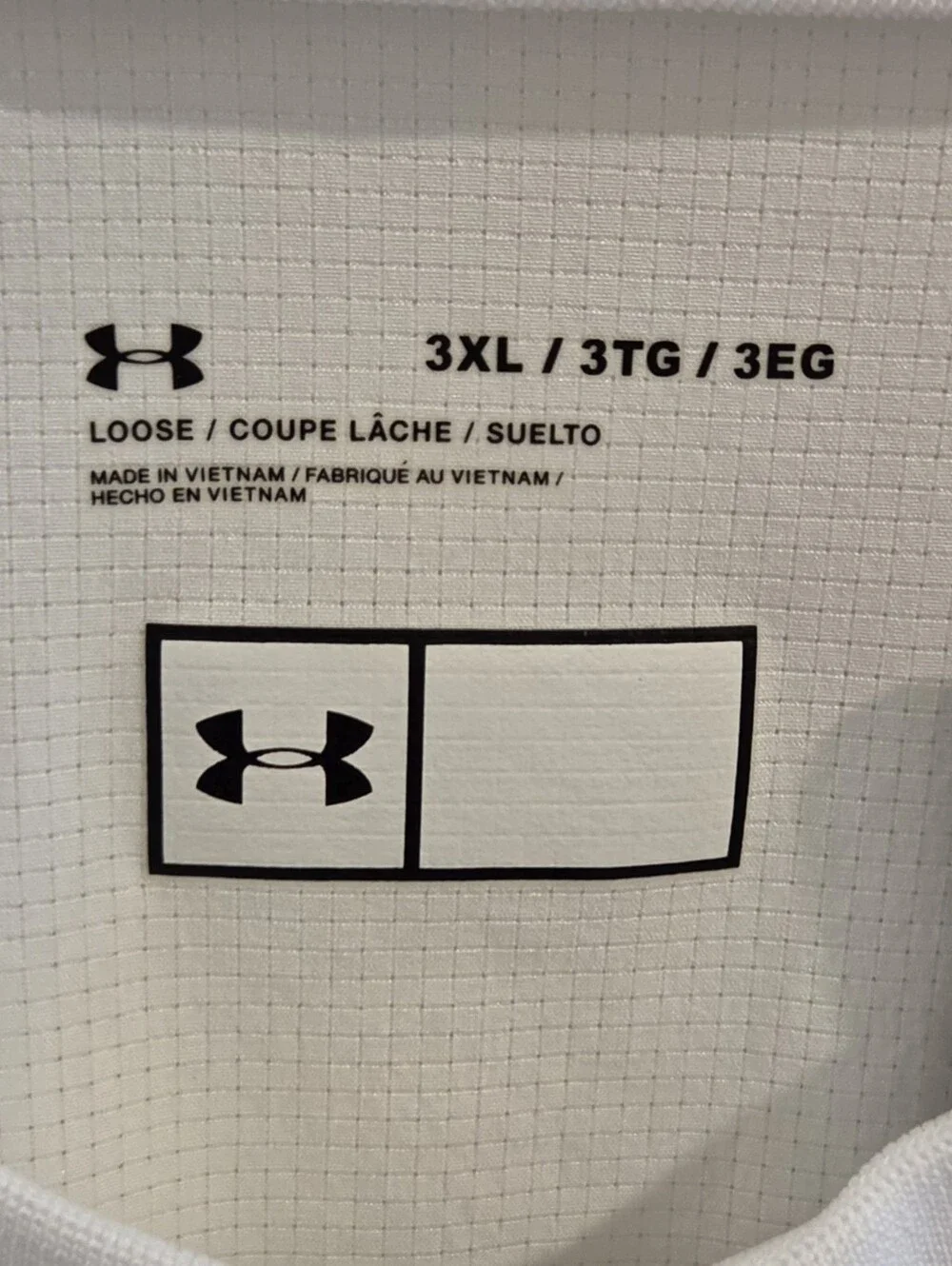 NWT Under Armour Quarter-Zip Pullover Performance Jacket - Size 3XL - White